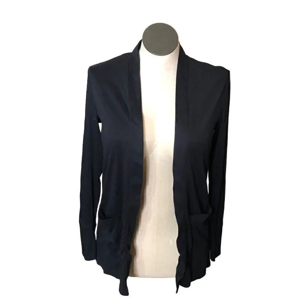 Lands End Outfitters Cardigan Womens M Bank of Utah Open Front Merchandise